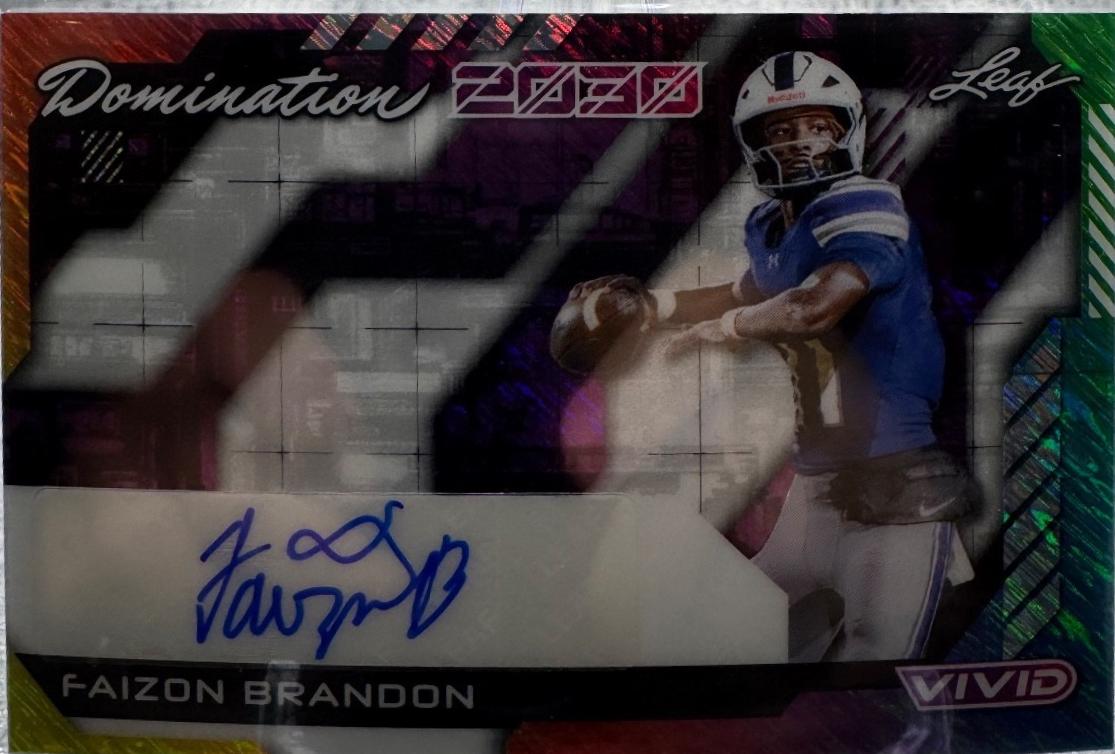 Faizon Brandon [Prismatic Purple] #DA-FB1