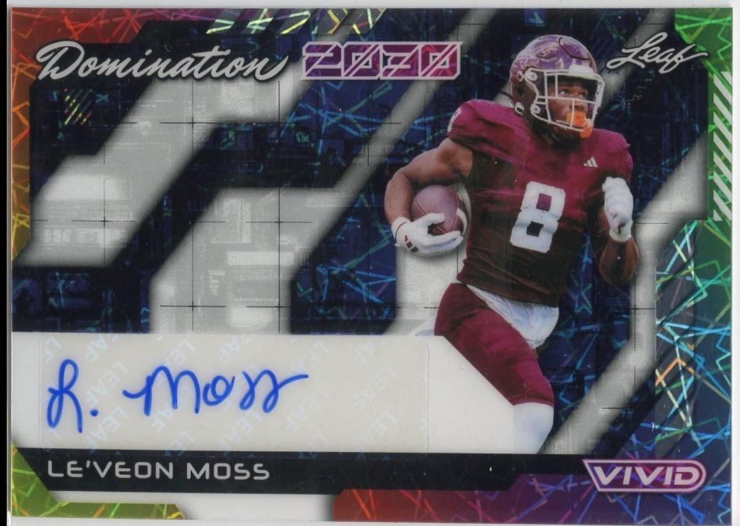 Le'Veon Moss [Prismatic Blue] #DA-LVM