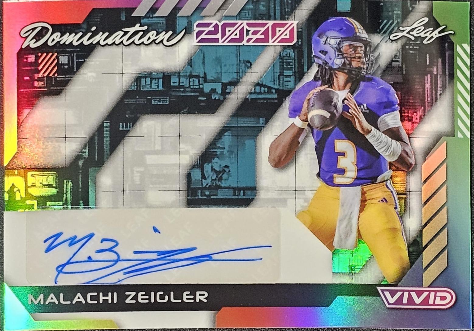 Malachi Zeigler [Prismatic Teal] #DA-MZ1