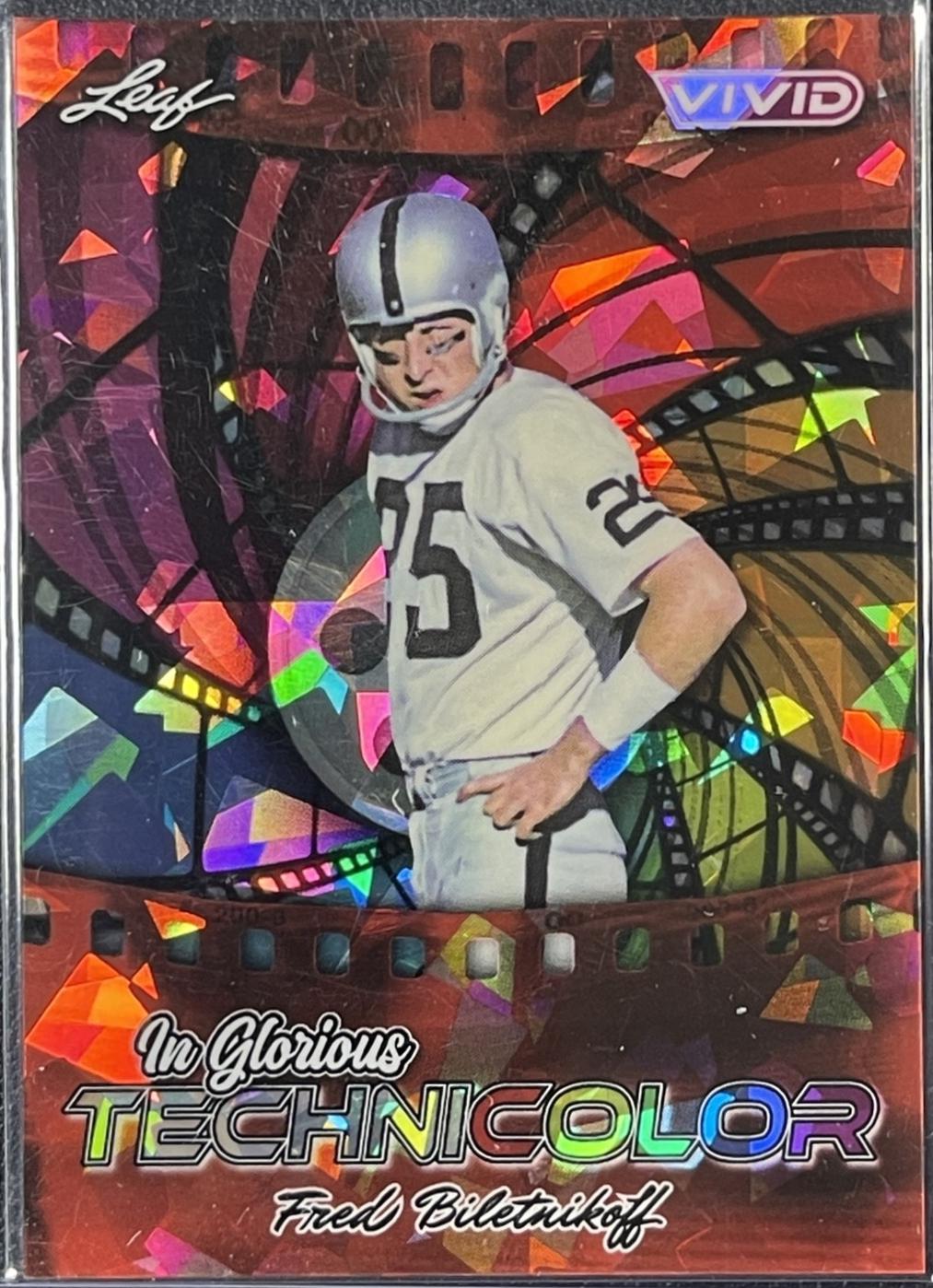 Fred Biletnikoff [Laser Teal] #GB-23