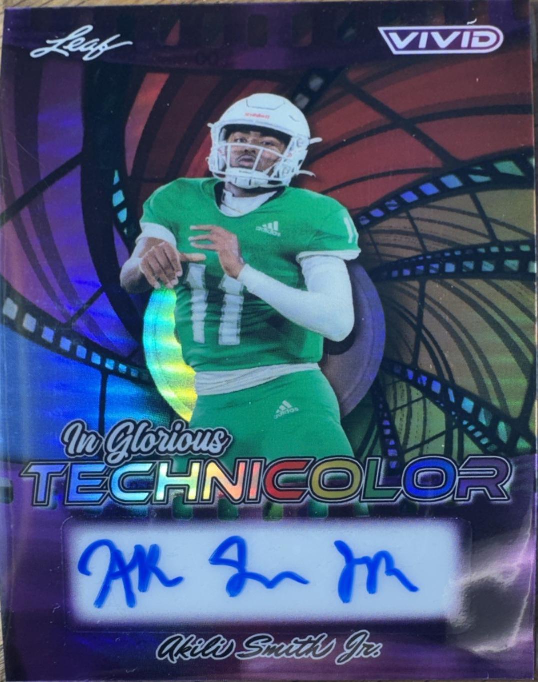 Akili Smith Jr. [Prismatic Purple] #GA-ASJ