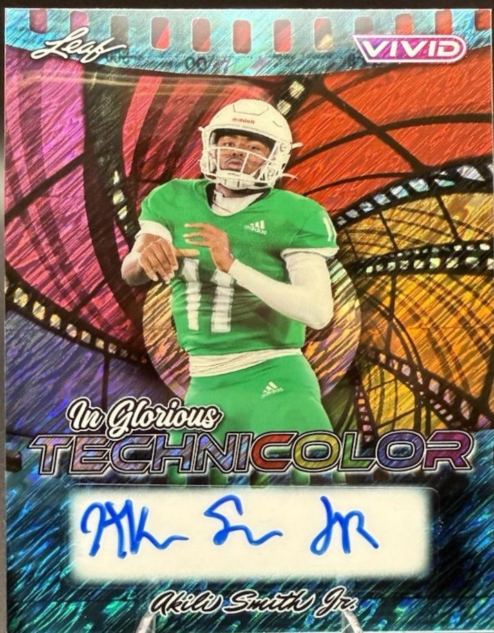 Akili Smith Jr. [Prismatic Teal] #GA-ASJ