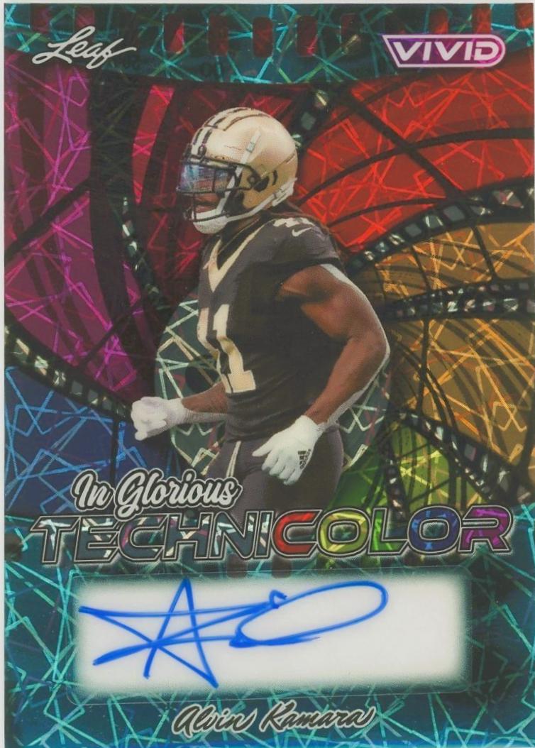Alvin Kamara [Laser Teal] #GA-AK1