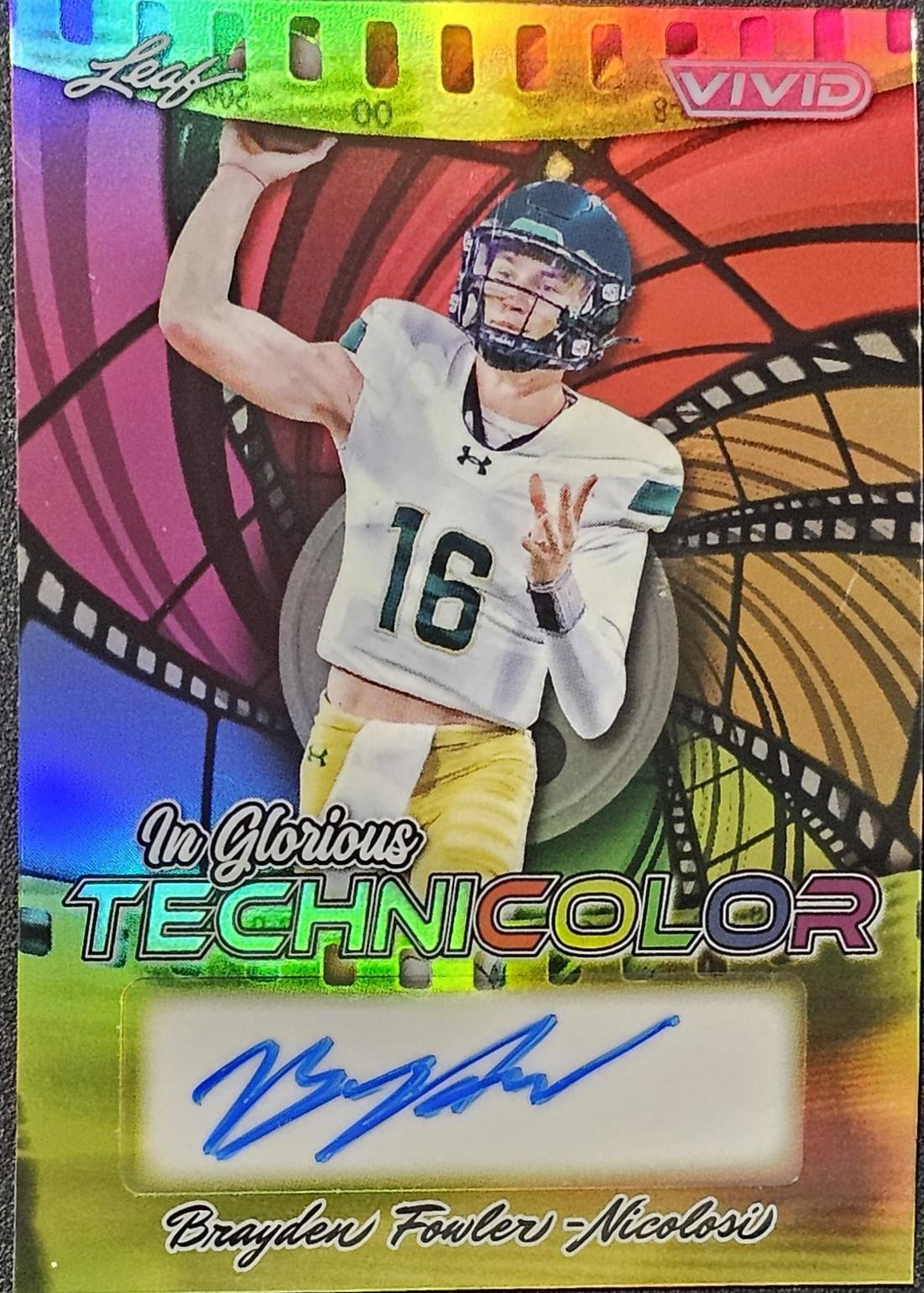 Brayden Fowler-Nicolosi [Prismatic Yellow] #GA-BFN