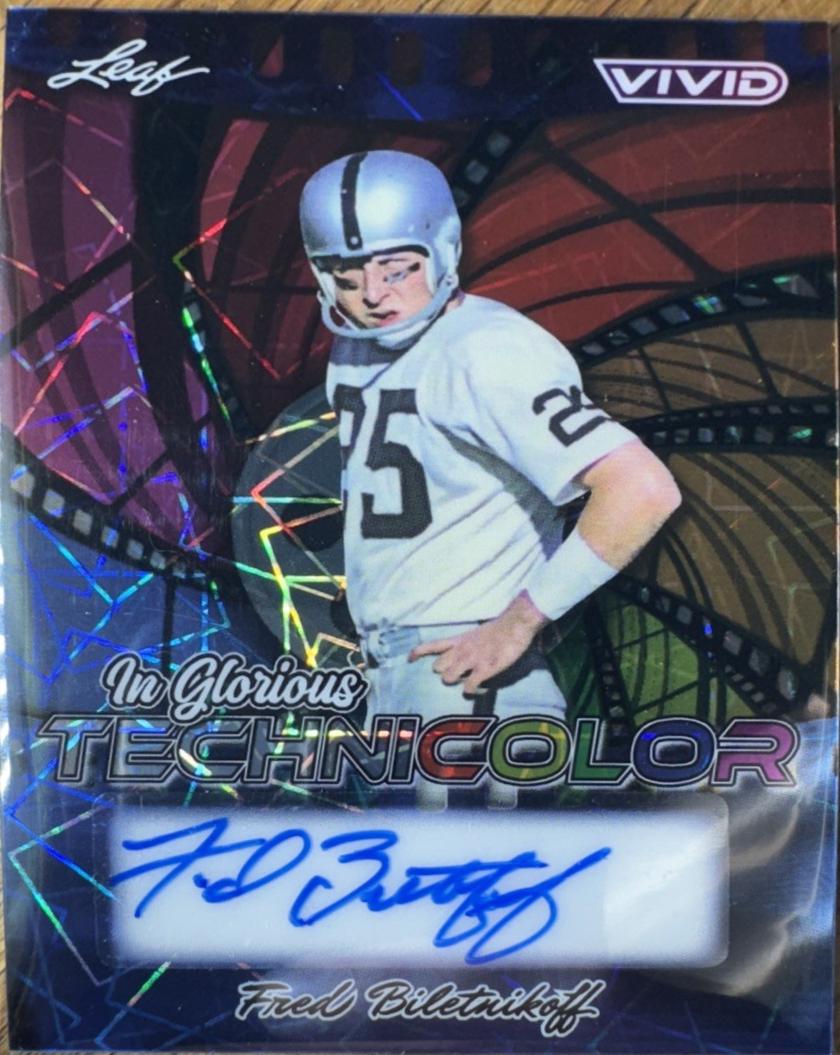Fred Biletnikoff [Laser Blue] #GA-FB1