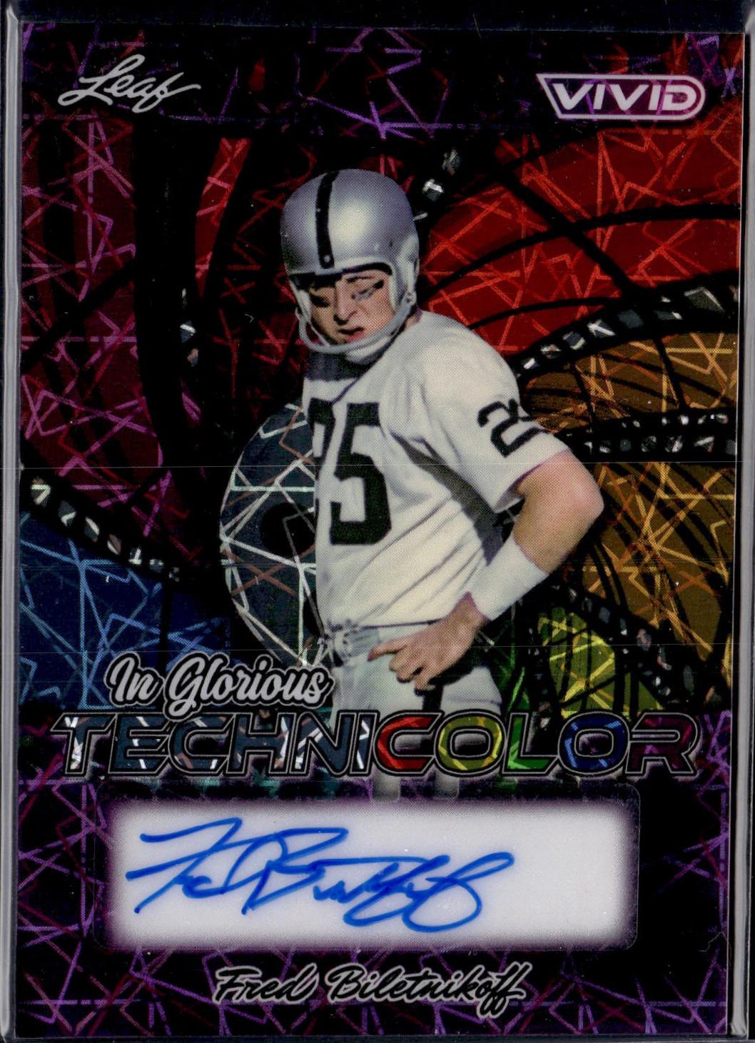 Fred Biletnikoff [Laser Purple] #GA-FB1