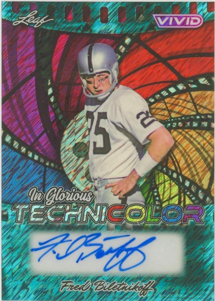 Fred Biletnikoff [Laser Teal] #GA-FB1