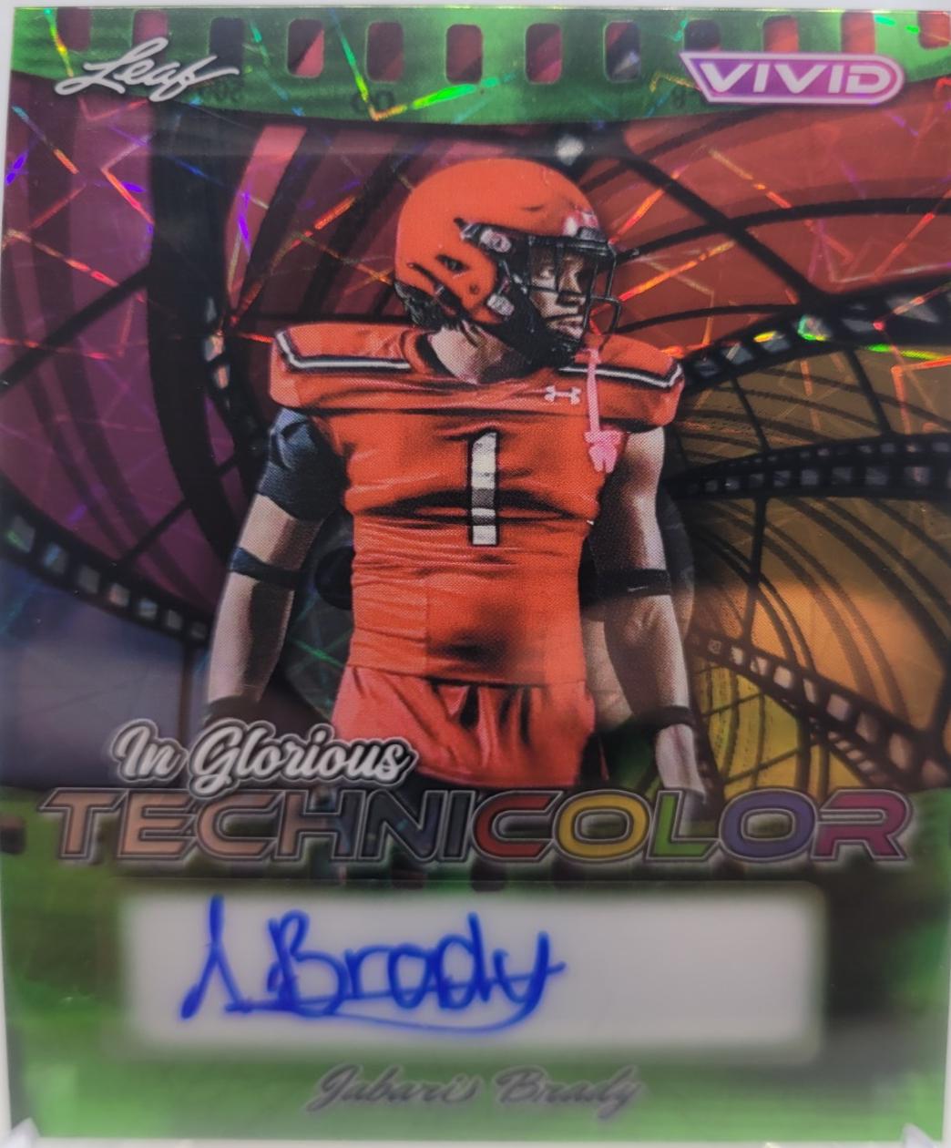 Jabari Brady [Laser Green] #GA-JB1