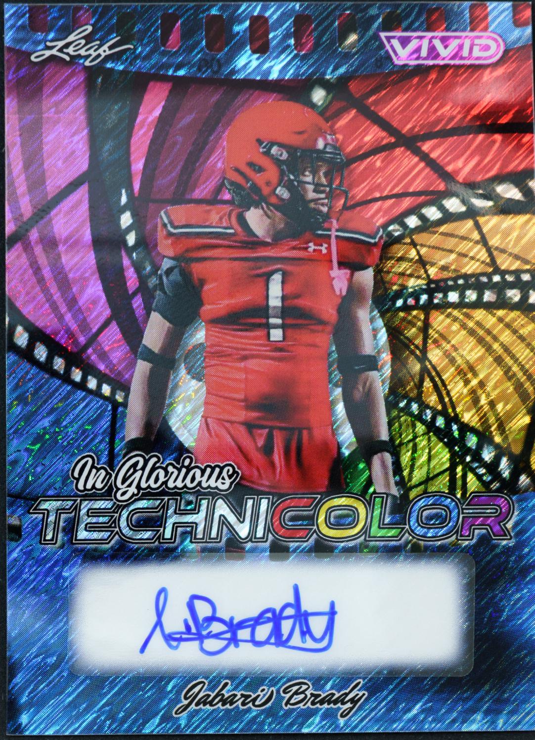 Jabari Brady [Prismatic Blue] #GA-JB1