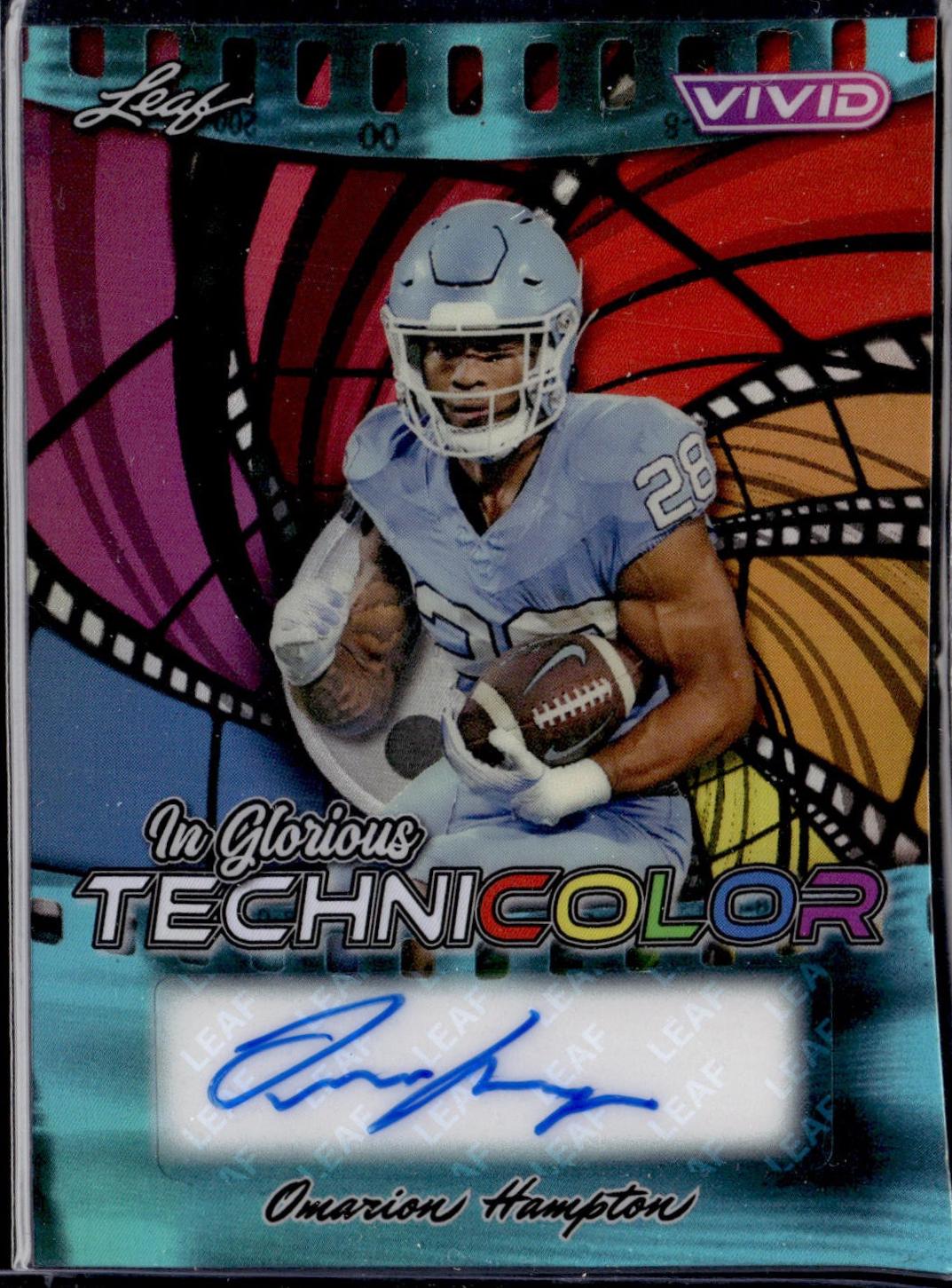 Omarion Hampton [Prismatic Teal] #GA-OH1