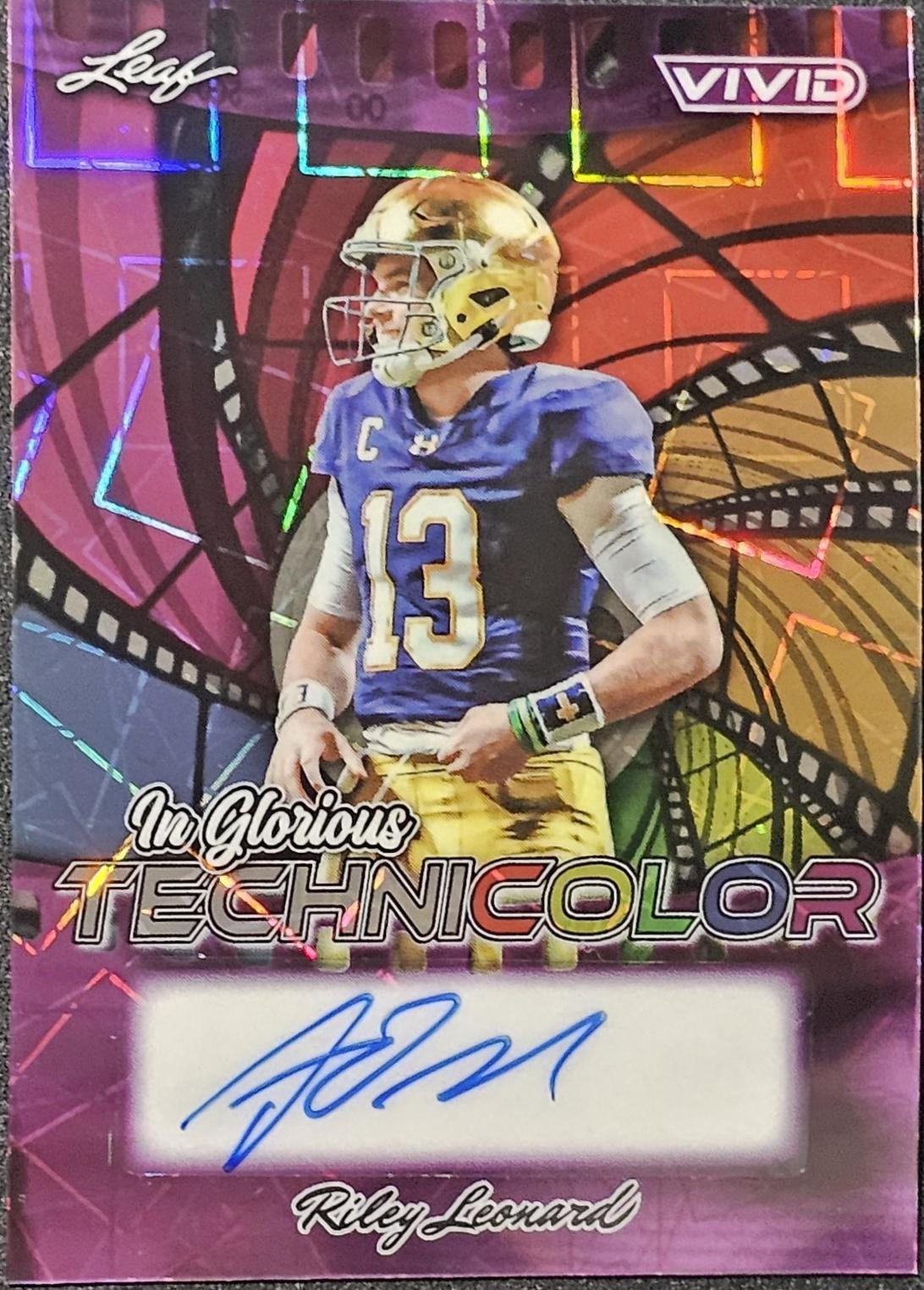 Riley Leonard [Prismatic Purple] #GA-RL1