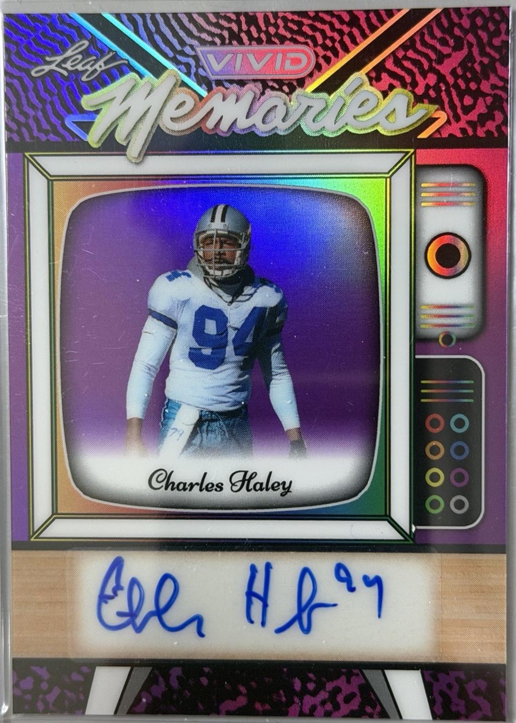 Charles Haley [Prismatic Purple] #VA-CH1