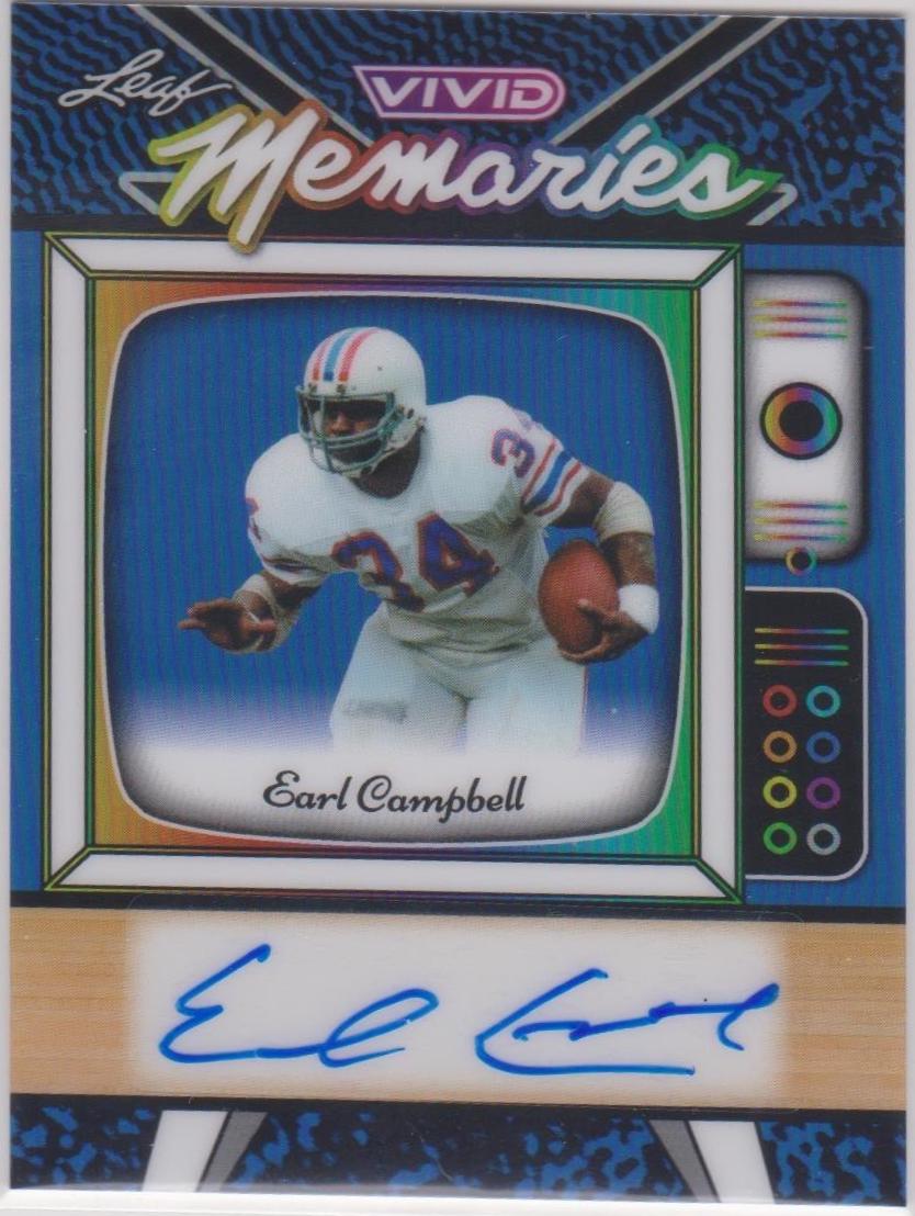Earl Campbell [Prismatic Blue] #VA-EC1