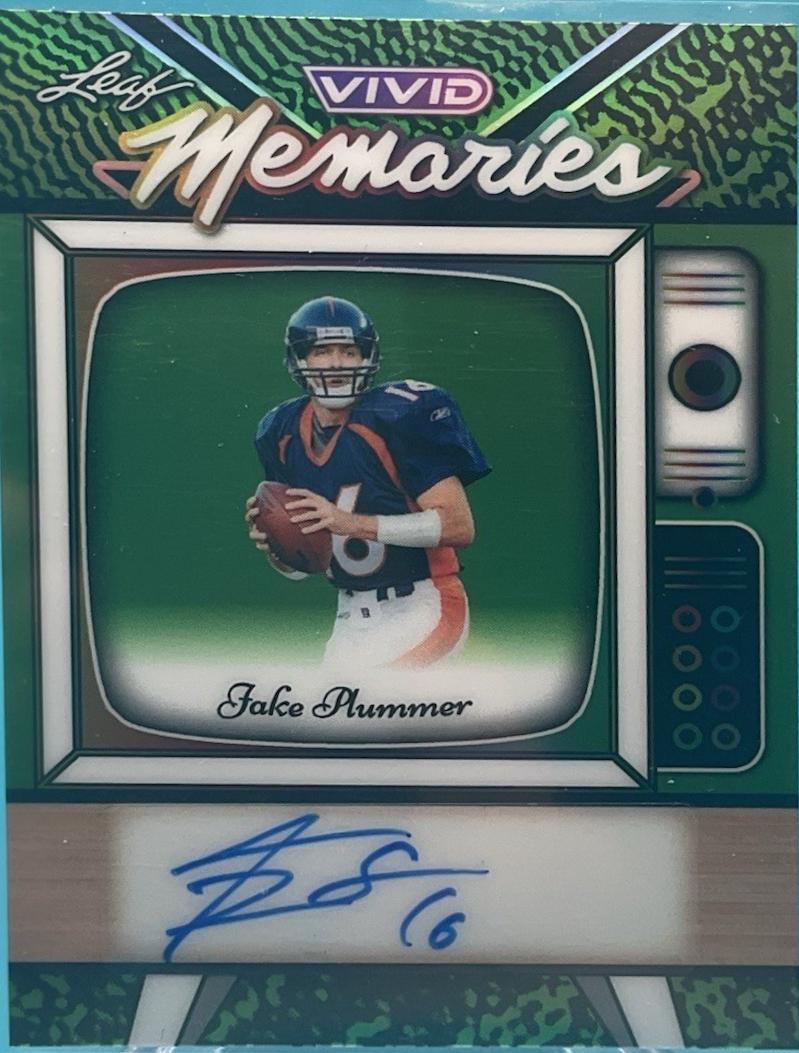 Jake Plummer [Prismatic Green] #VA-JP1