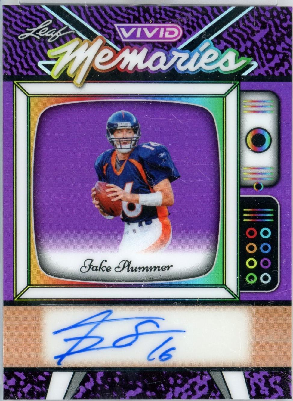 Jake Plummer [Prismatic Purple] #VA-JP1