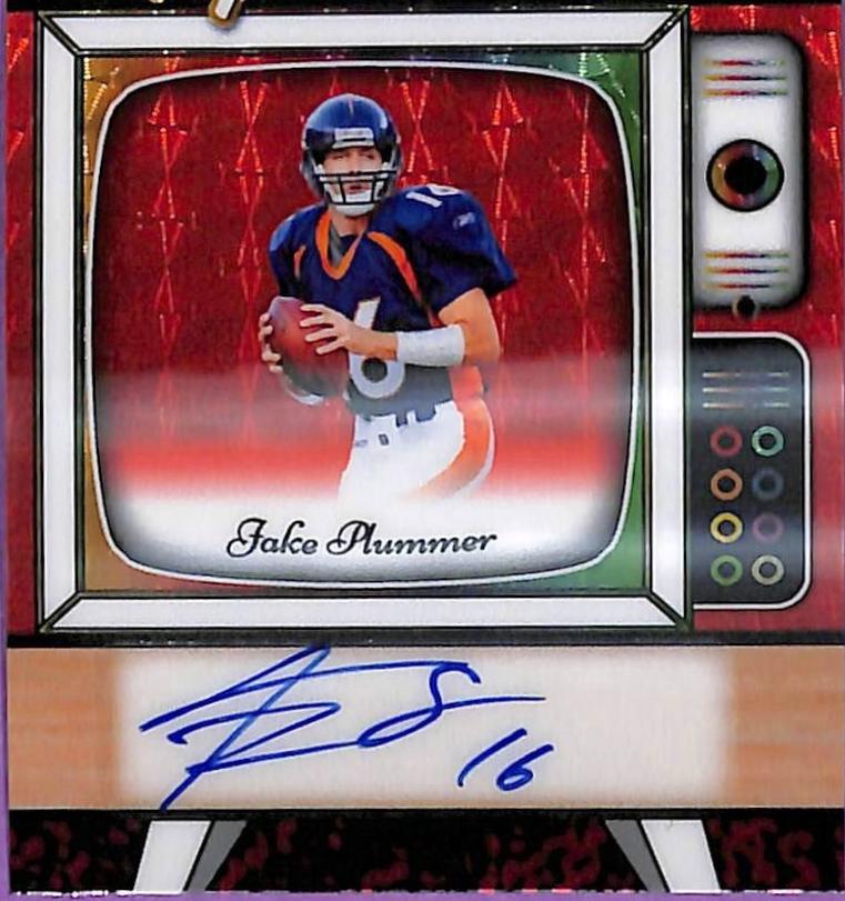 Jake Plummer [Prismatic Red] #VA-JP1