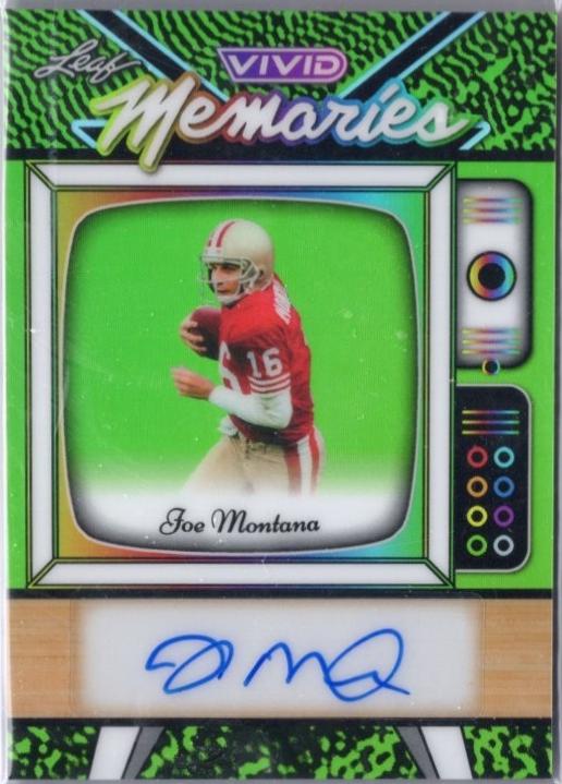 Joe Montana [Prismatic Green] #VA-JM2