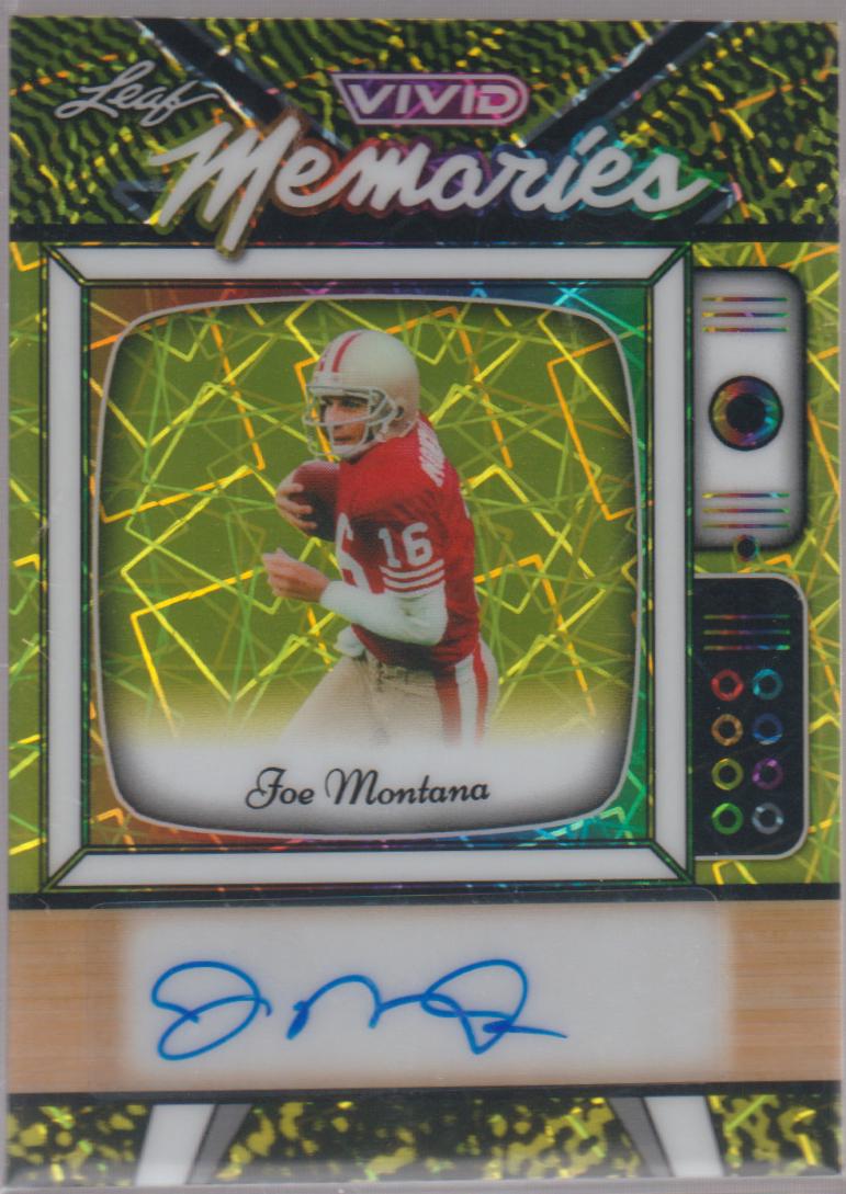 Joe Montana [Prismatic Yellow] #VA-JM2