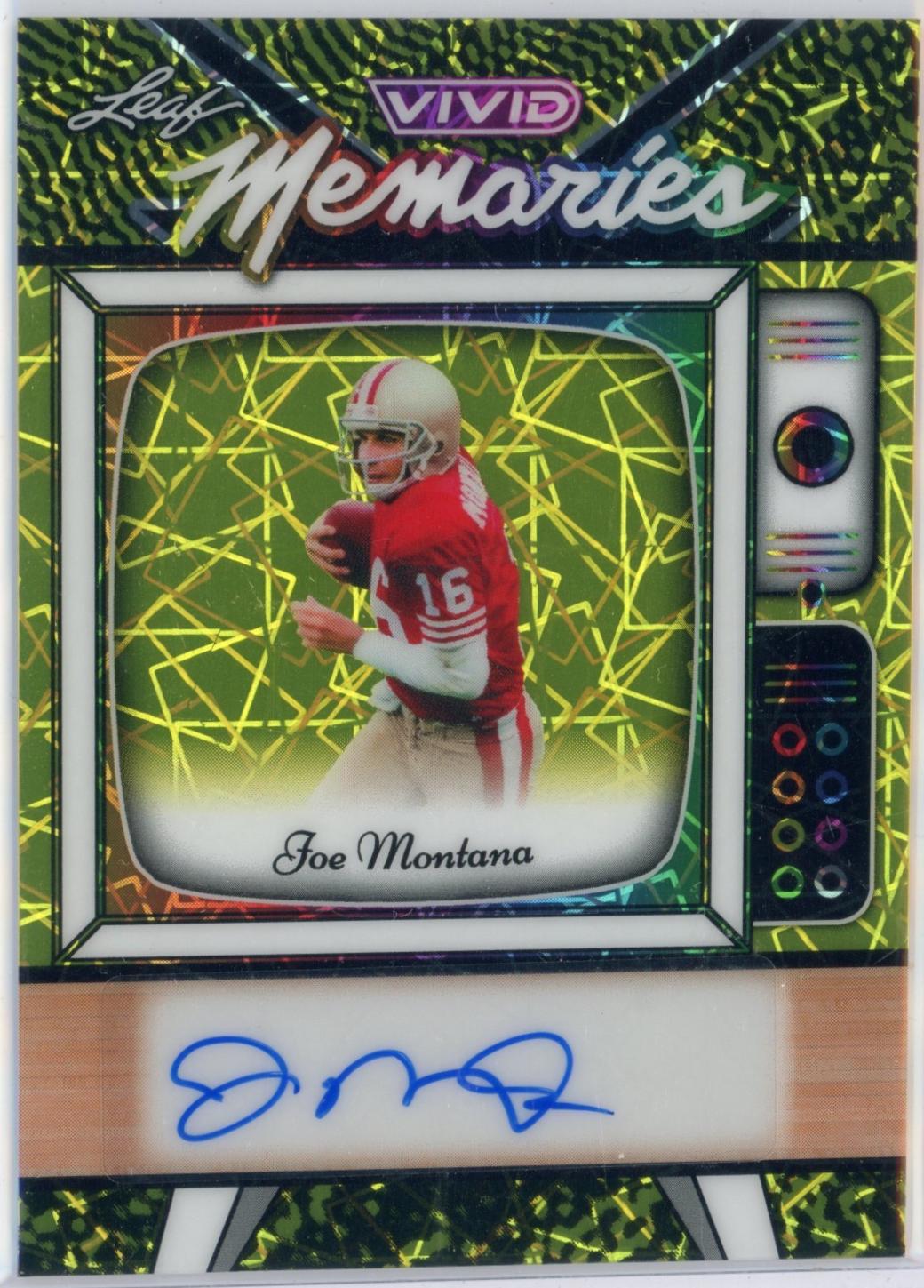 Joe Montana [Super Prismatic Gold] #VA-JM2