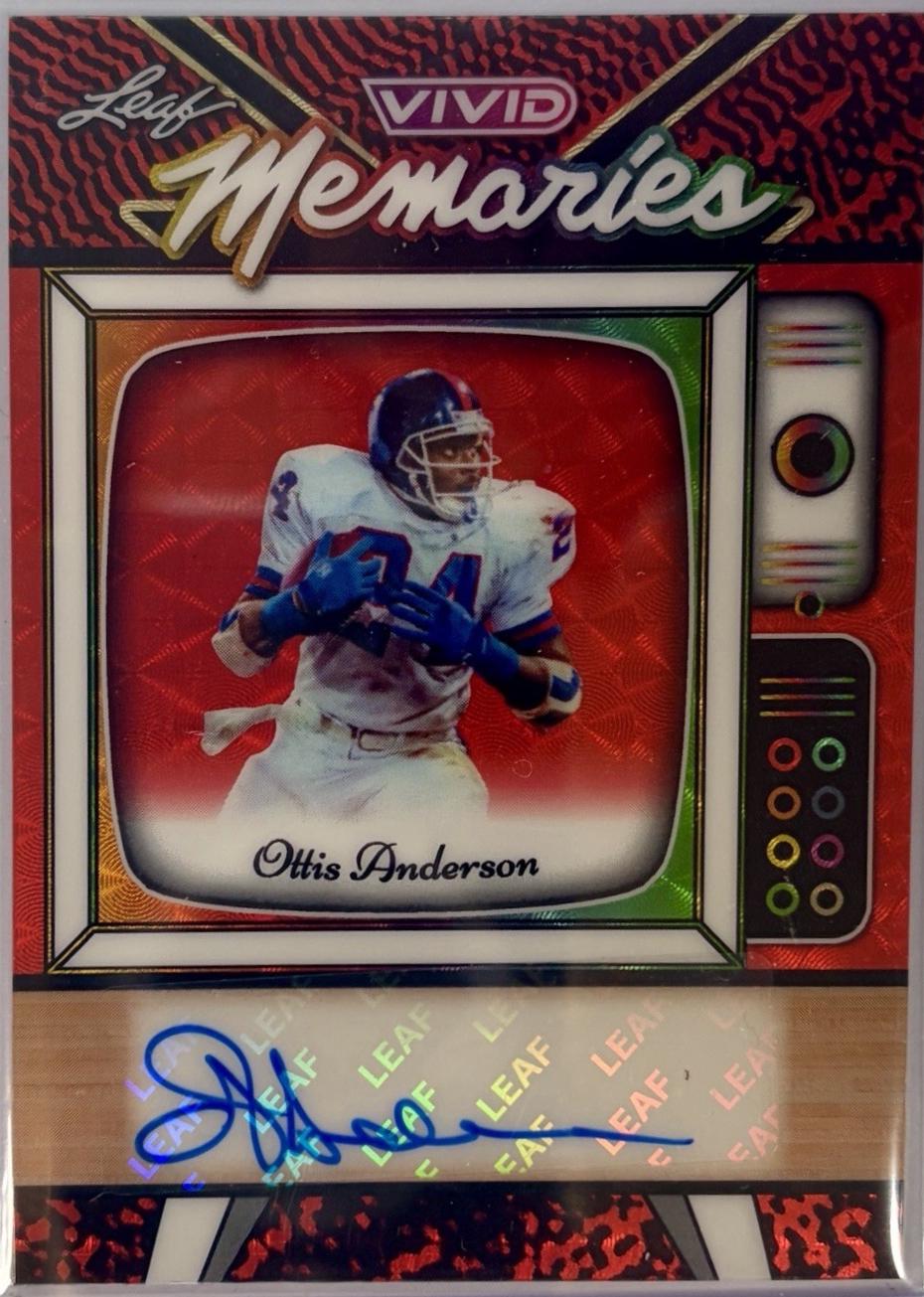 Ottis Anderson [Red Flood] #VA-OA1