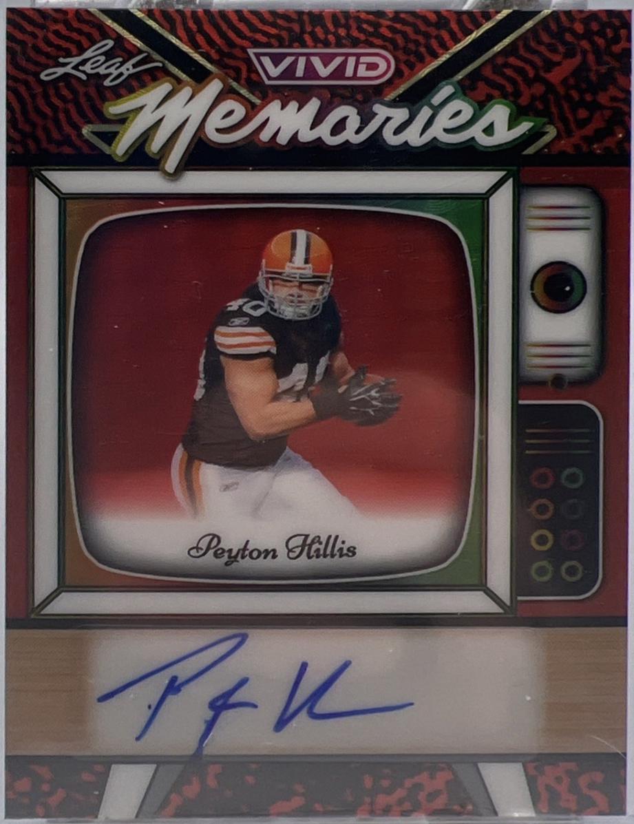 Peyton Hillis [Red Flood] #VA-PH1