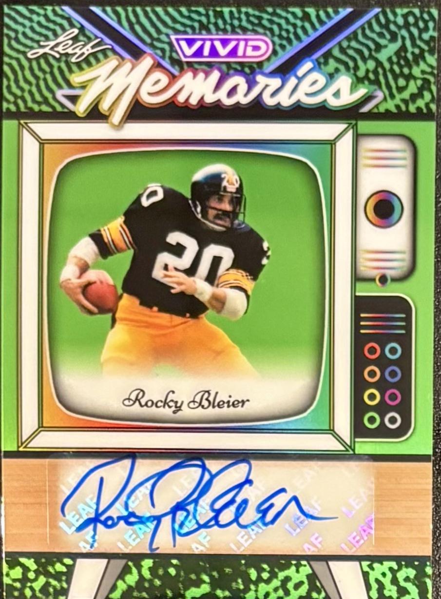Rocky Bleier [Prismatic Green] #VA-RB1