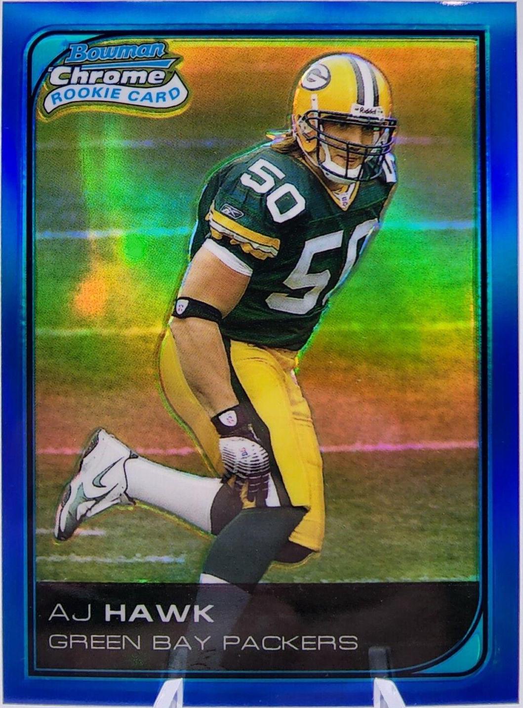 AJ Hawk [Blue Refractor] #226