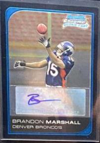 Brandon Marshall [Autograph Blue Refractor] #253