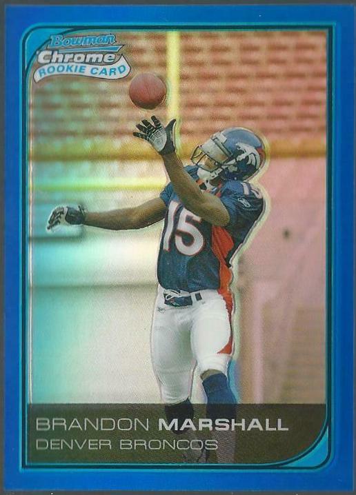 Brandon Marshall [Blue Refractor] #253