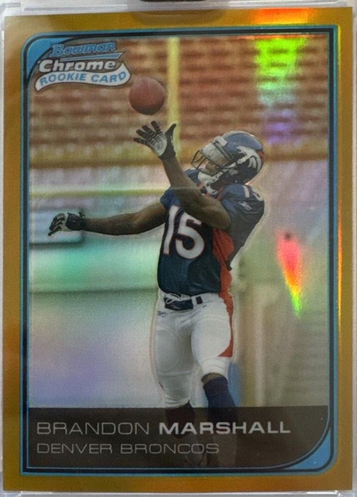 Brandon Marshall [Gold Refractor] #253