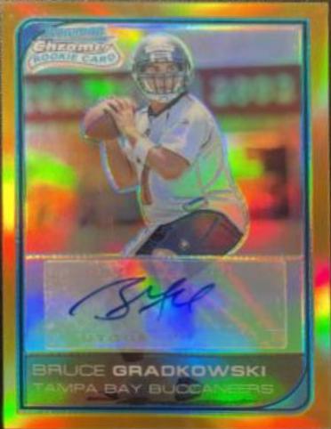 Bruce Gradkowski [Autograph Gold Refractor] #241