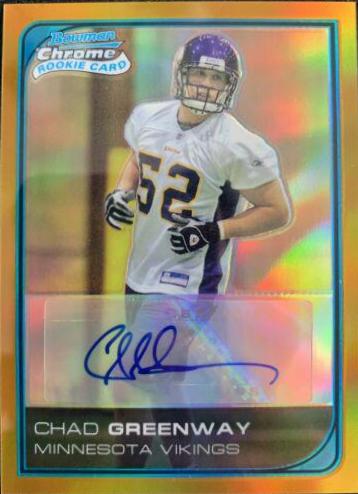 Chad Greenway [Autograph Gold Refractor] #243