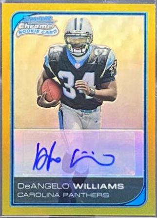 DeAngelo Williams [Autograph Gold Refractor] #228