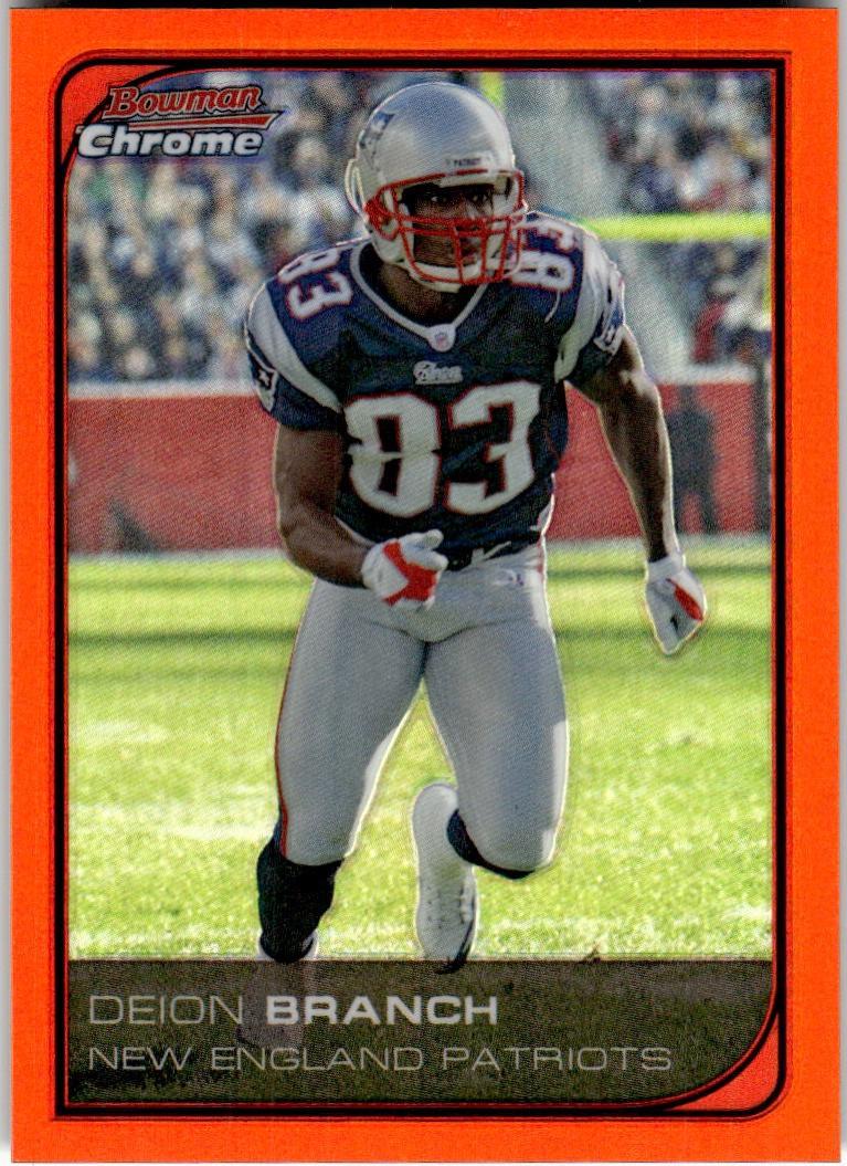 Deion Branch [Orange Refractor] #213