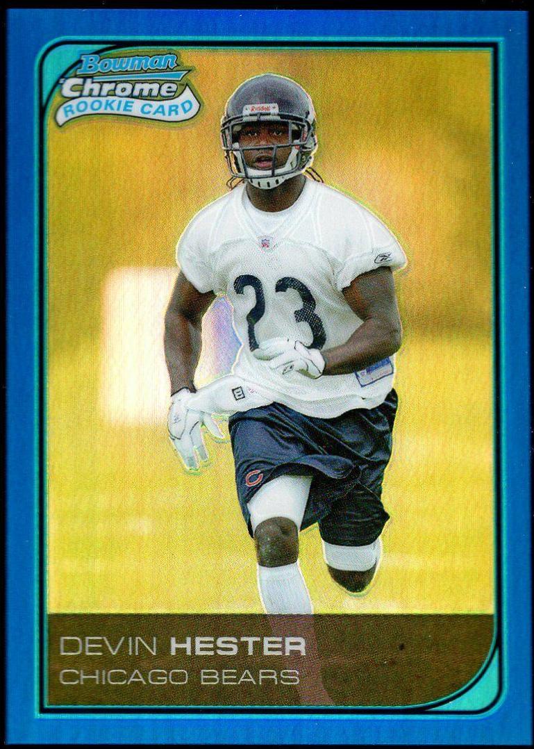 Devin Hester [Blue Refractor] #68