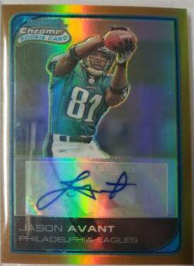 Jason Avant [Autograph Gold Refractor] #268