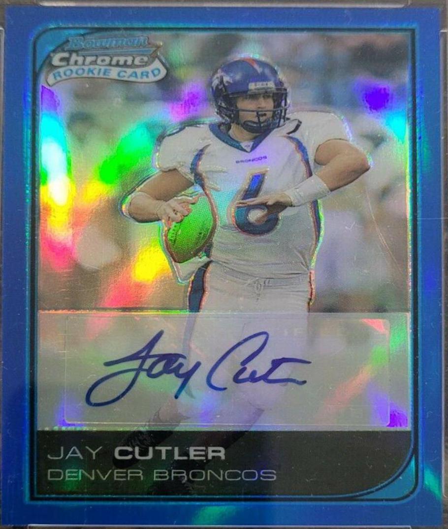 Jay Cutler [Autograph Blue Refractor] #222