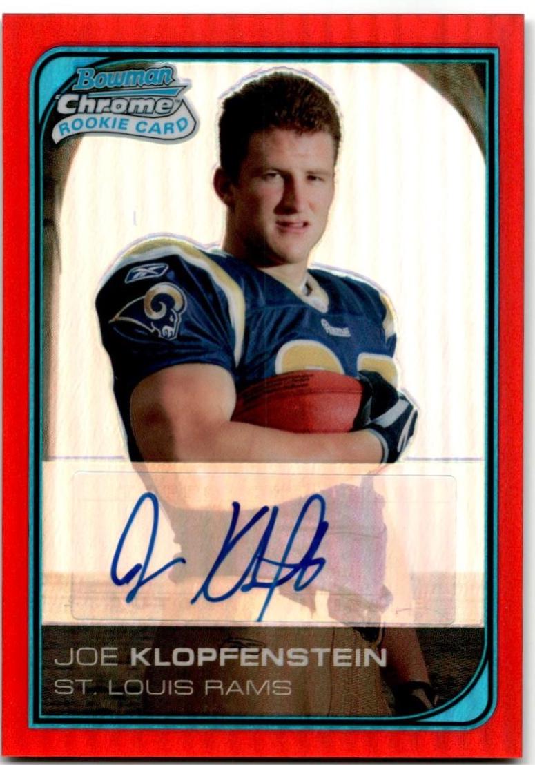 Joe Klopfenstein [Autograph Red Refractor] #251