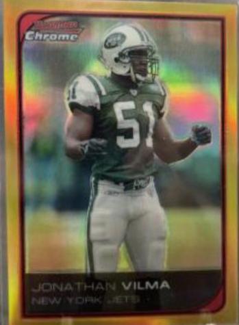 Jonathan Vilma [Gold Refractor] #140