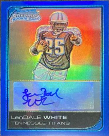LenDale White [Autograph Blue Refractor] #229