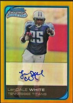 LenDale White [Autograph Gold Refractor] #229