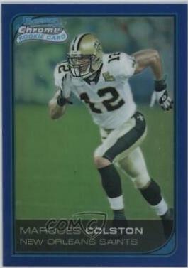 Marques Colston [Blue Refractor] #29