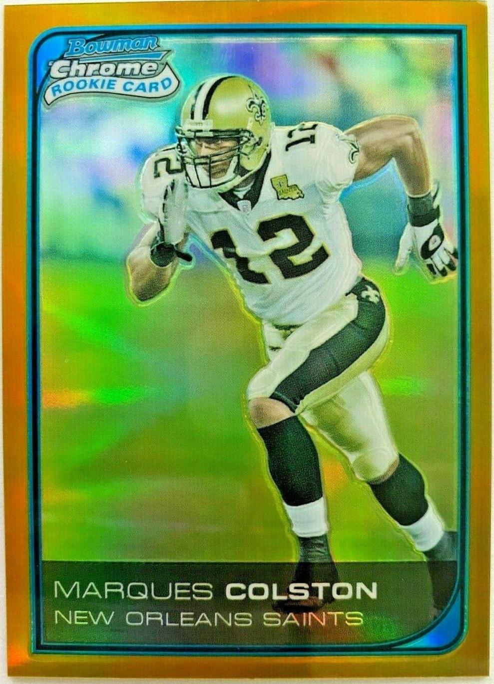 Marques Colston [Gold Refractor] #29
