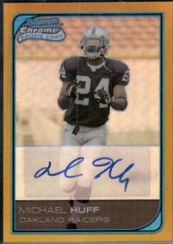 Michael Huff [Autograph Gold Refractor] #245