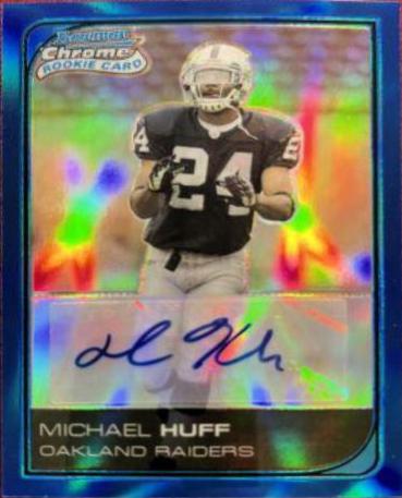 Michael Huff [Blue Refractor] #245