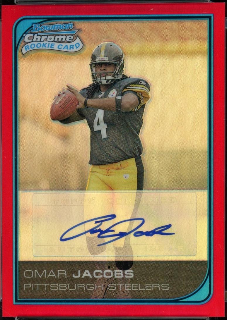 Omar Jacobs [Autograph Red Refractor] #248