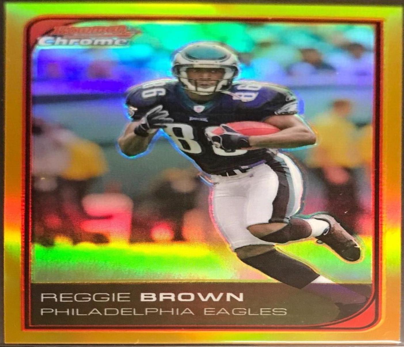 Reggie Brown [Gold Refractor] #204