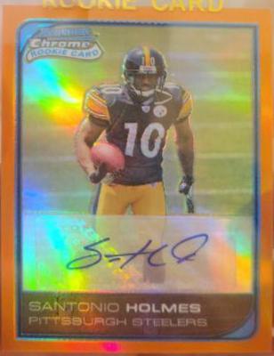 Santonio Holmes [Autograph Gold Refractor] #227