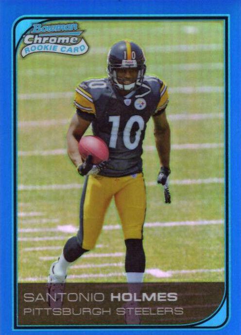 Santonio Holmes [Blue Refractor] #227