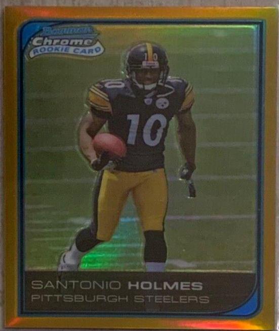 Santonio Holmes [Gold Refractor] #227